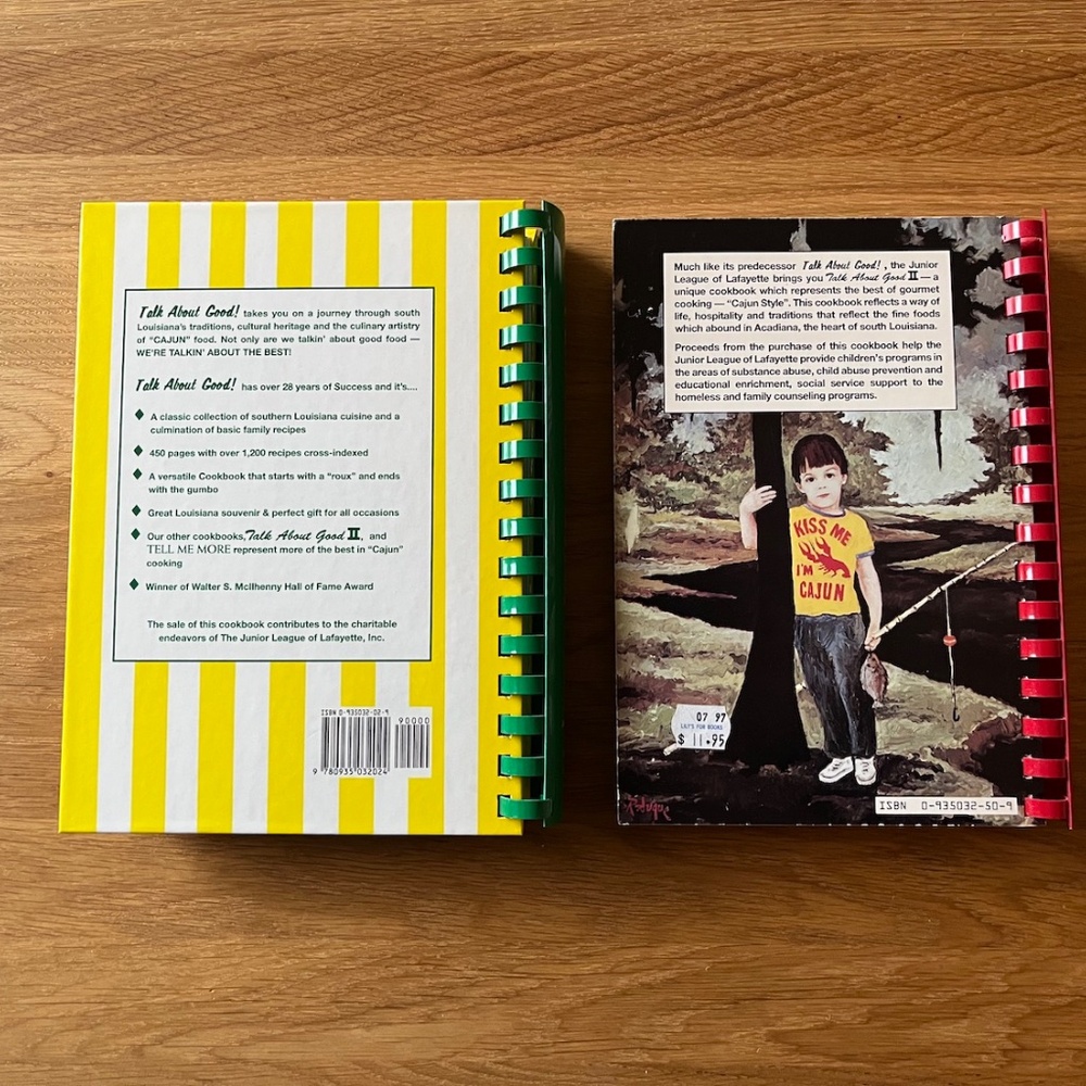 Talk About Good I & II Cajun Creole Cookbooks Lafayette Louisiana Junior League - Picture 2 of 16
